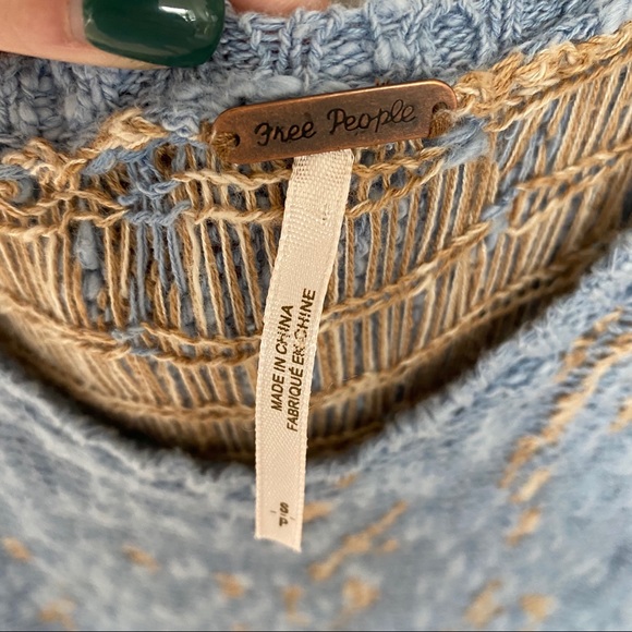 Free People | Side by Side Sweater Peplum Tank Top - Picture 6 of 7